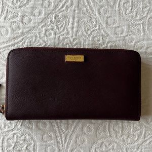 Burgundy Kate spade wallet